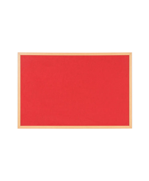 Bi-Office Earth Fixed bulletin board Red Felt