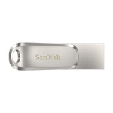 SanDisk Ultra Dual Drive Luxe USB flash drive 32 GB USB Type-A / USB Type-C 3.2 Gen 1 (3.1 Gen 1) Stainless steel