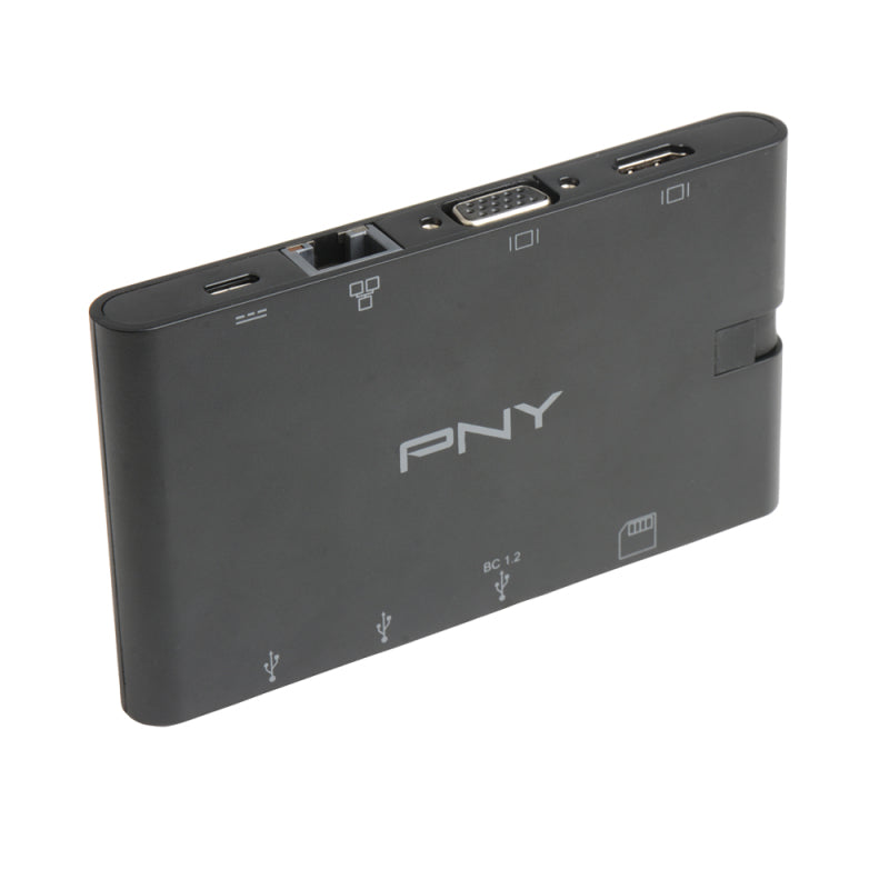 PNY A-2UF-2TC-K01-RB notebook dock/port replicator Docking Black