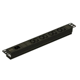 APC Easy Rack PDU, Basic, 1U, 1 Phase, 3.7kW, 230V, 16A, 8 x C13 outlets, IEC60320 C20 inlet