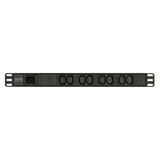 APC Easy Rack PDU, Basic, 1U, 1 Phase, 3.7kW, 230V, 16A, 8 x C13 outlets, IEC60320 C20 inlet