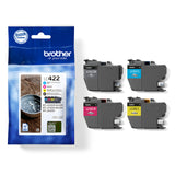 Brother LC-422VAL Ink cartridge multi pack Bk,C,M,Y, 4x550 pages Pack=4 for Brother MFC-J 5340