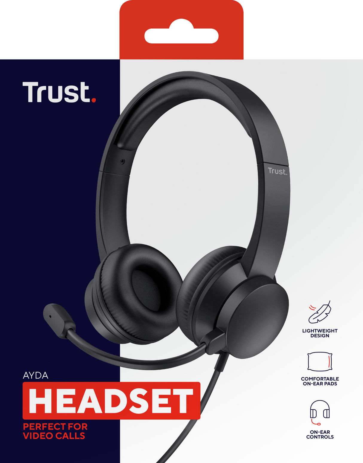 Trust Ayda Headset Wired Head-band Calls/Music Black