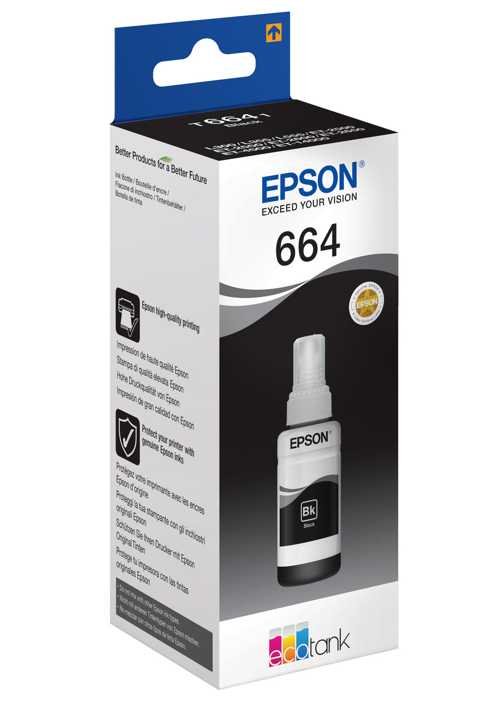 Epson 664 Ecotank Black ink bottle (70ml)