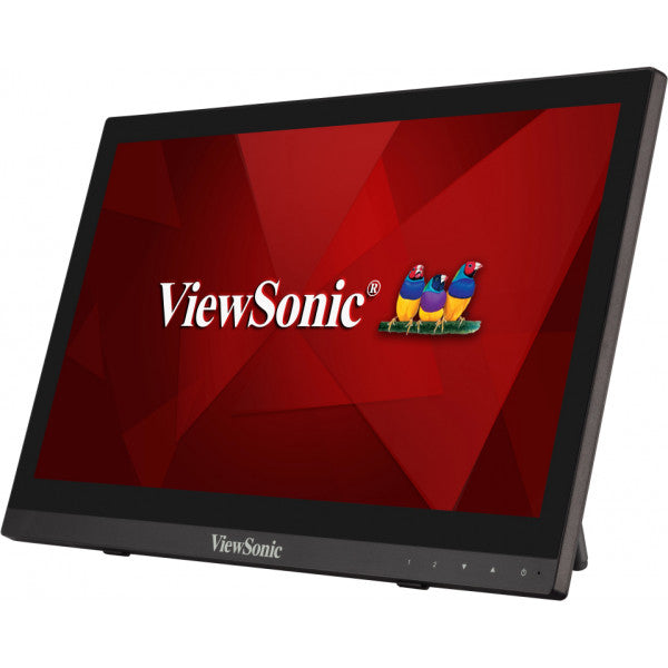 Viewsonic TD1630-3 computer monitor 39.6 cm (15.6") 1366 x 768 pixels HD LCD Touchscreen Multi-user Black