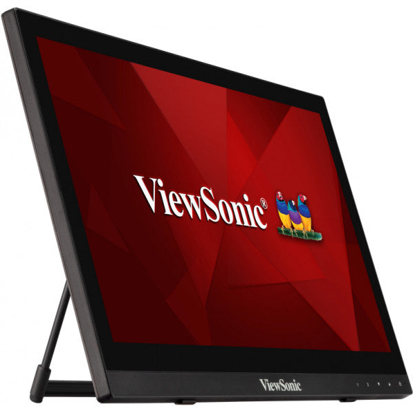 Viewsonic TD1630-3 computer monitor 39.6 cm (15.6") 1366 x 768 pixels HD LCD Touchscreen Multi-user Black