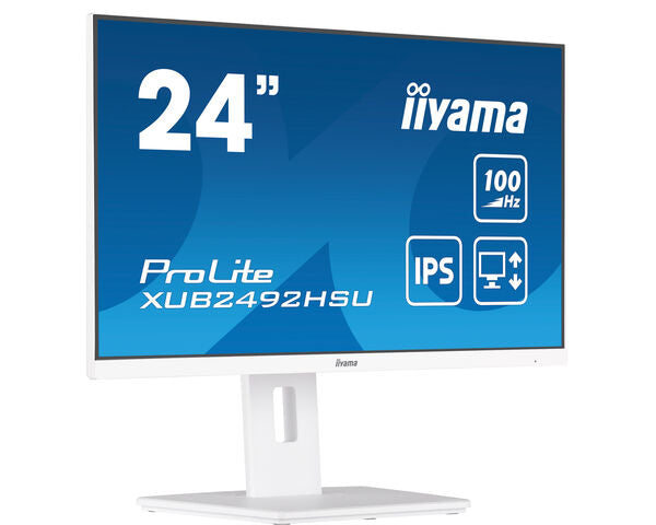 iiyama XUB2492HSU-W6 computer monitor 60.5 cm (23.8") 1920 x 1080 pixels Full HD LED White