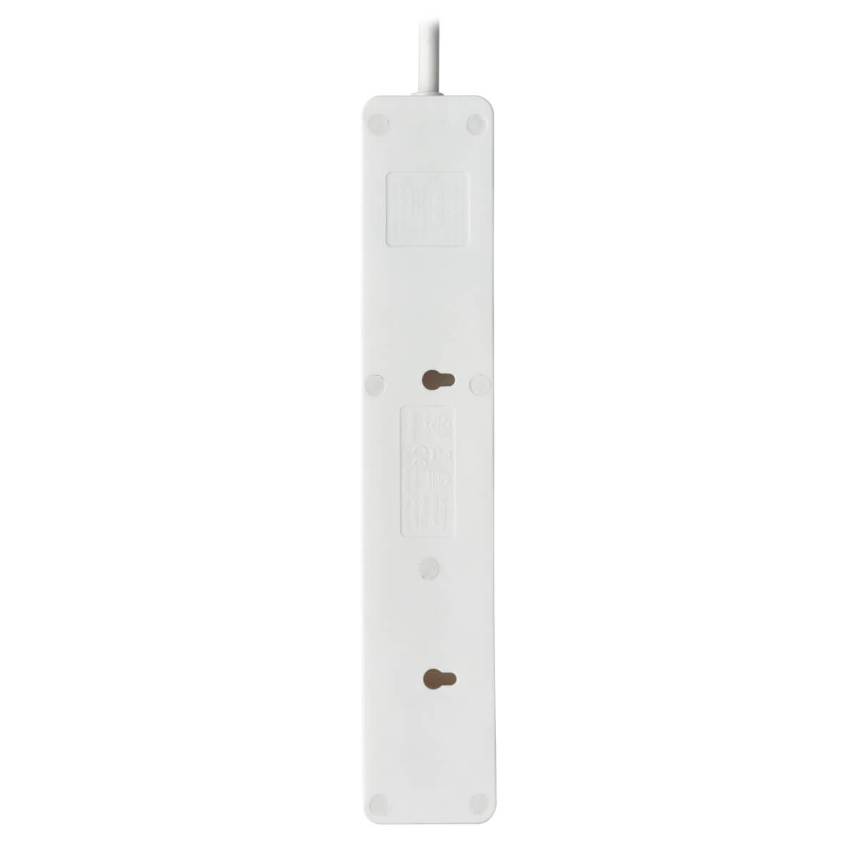 Tripp Lite PS4B18 4-Outlet Power Strip - British BS1363A Outlets, 220-250V AC, 13A, 1.8 m Cord, BS1363A Plug, White