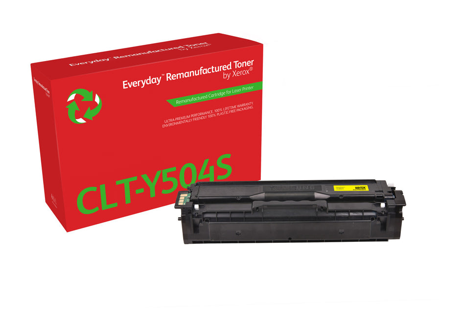 Everyday ™ Yellow Remanufactured Toner by Xerox compatible with Samsung CLT-Y504S, Standard capacity