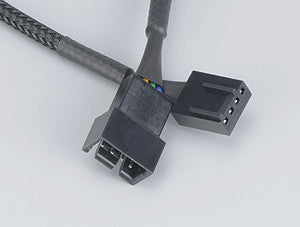 Akasa 30cm cable with 4pin connectors for PWM and 3pin fans