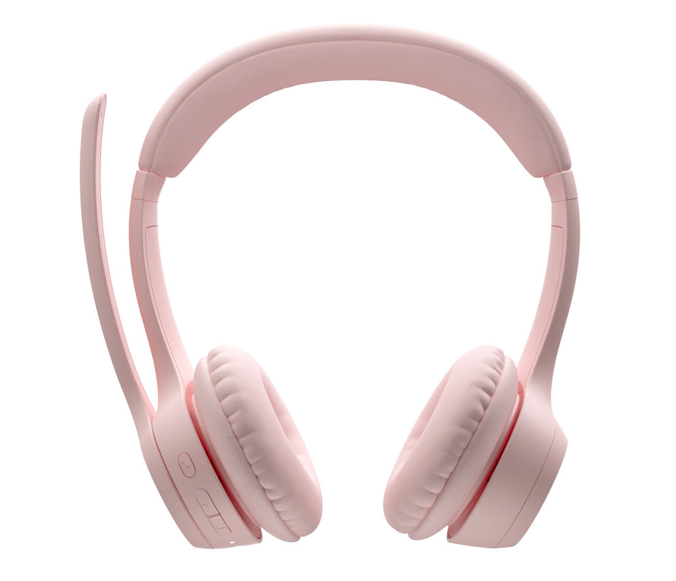 Logitech 981-001412 headphones/headset Wireless Head-band Office/Call center Bluetooth Rose