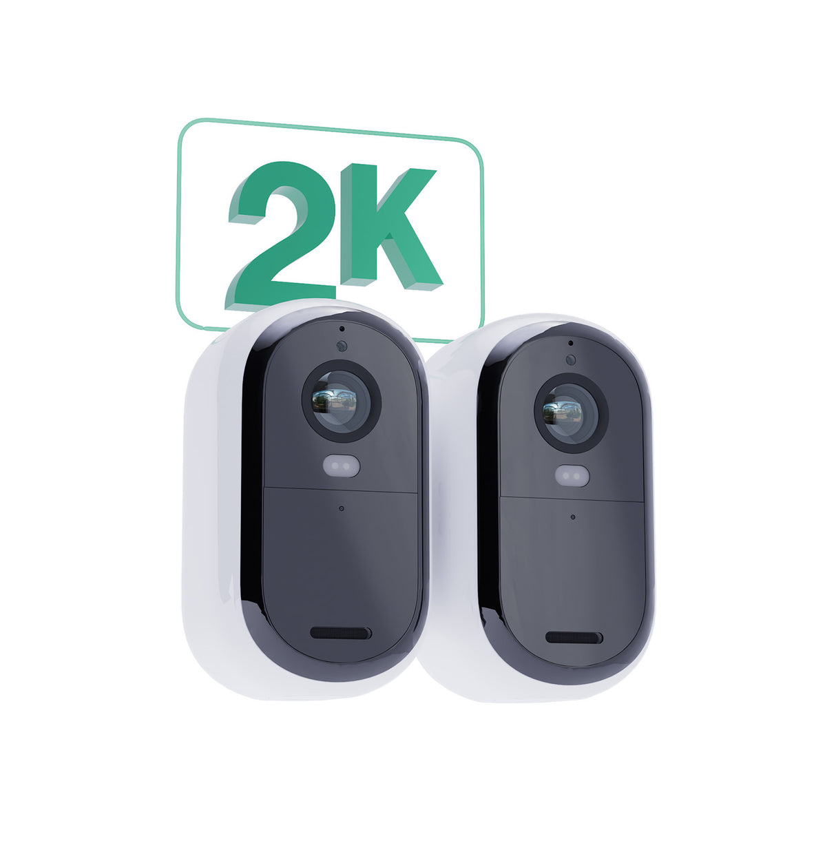 Arlo Essential 2K Outdoor Security Camera, 2-pack