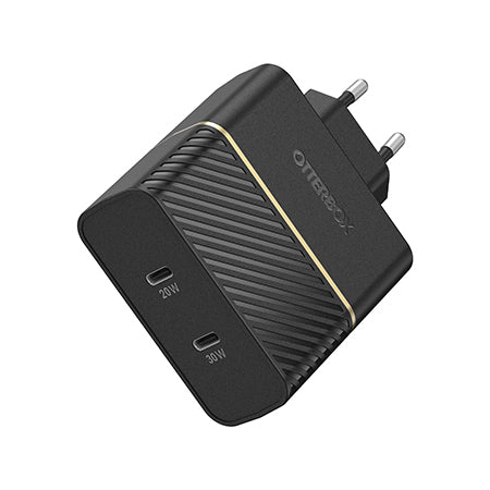 OtterBox EU Wall Charger 50W - 1X USB-C 30W + 1X USB-C 20W USB-PD, black