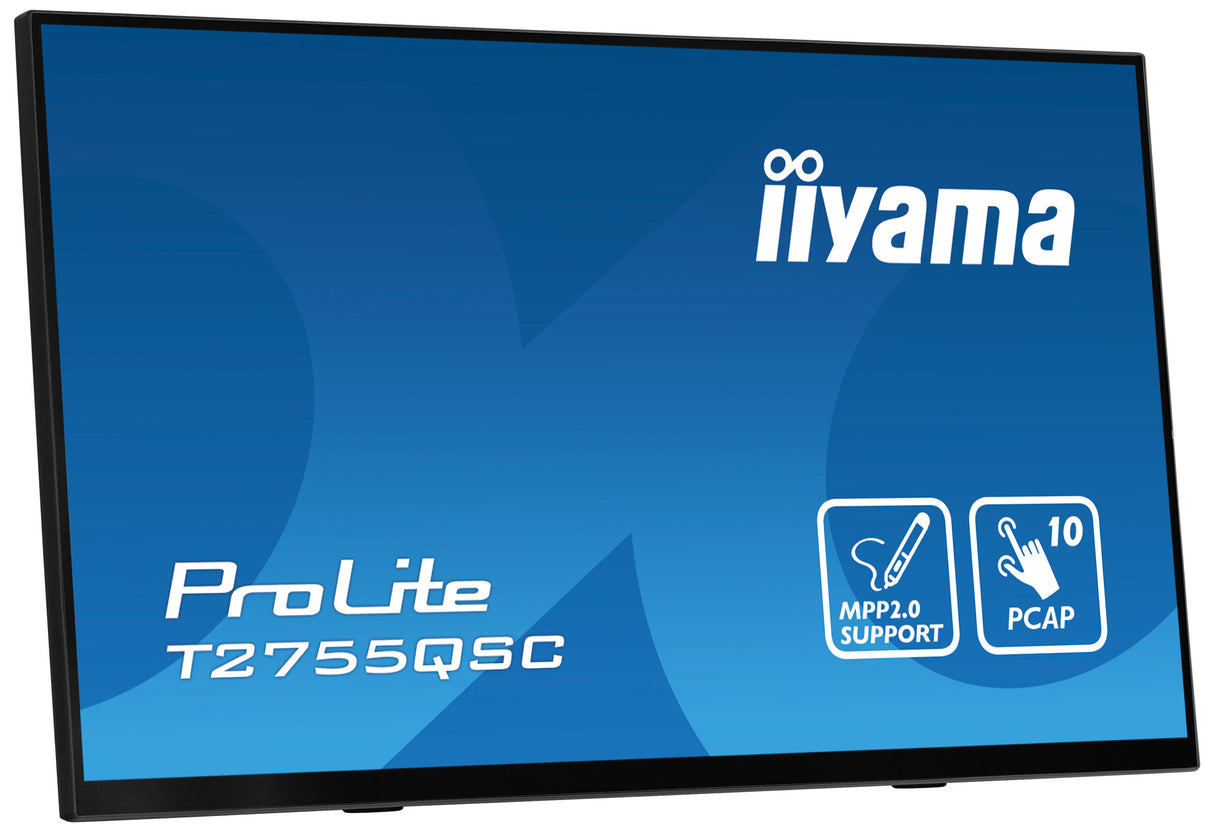 iiyama ProLite T2755QSC-B1 computer monitor 68.6 cm (27") 2560 x 1440 pixels Full HD LCD Touchscreen Black