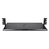 StarTech.com Under-Desk Keyboard Tray, Clamp-on Ergonomic Keyboard Holder, Up to 12kg (26.5lb), Sliding Keyboard and Mouse Drawer with C-Clamps, Height Adjustable Keyboard Tray (3.9/4.7/5.5 in)