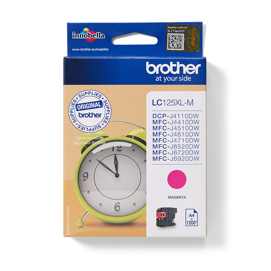 Brother LC125XLM ink cartridge 1 pc(s) Original Magenta