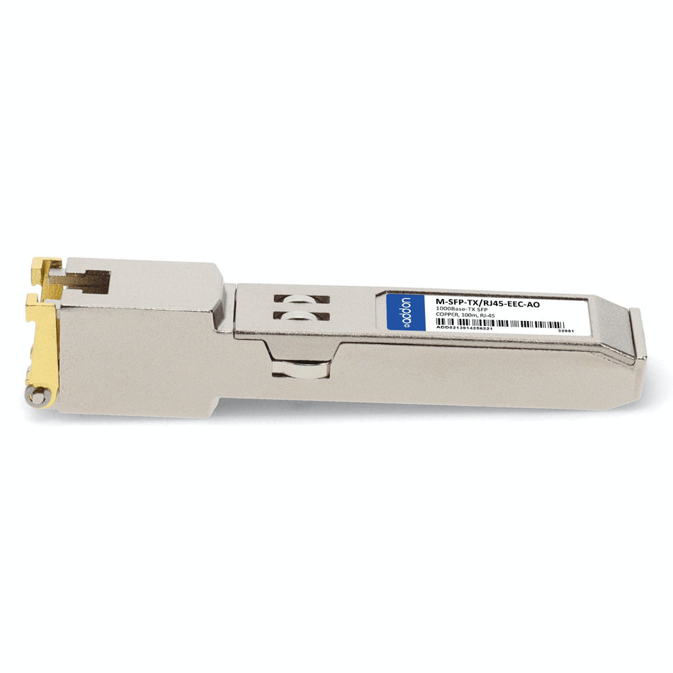 AddOn Networks M-SFP-TX/RJ45-EEC-AO network transceiver module Copper 1000 Mbit/s