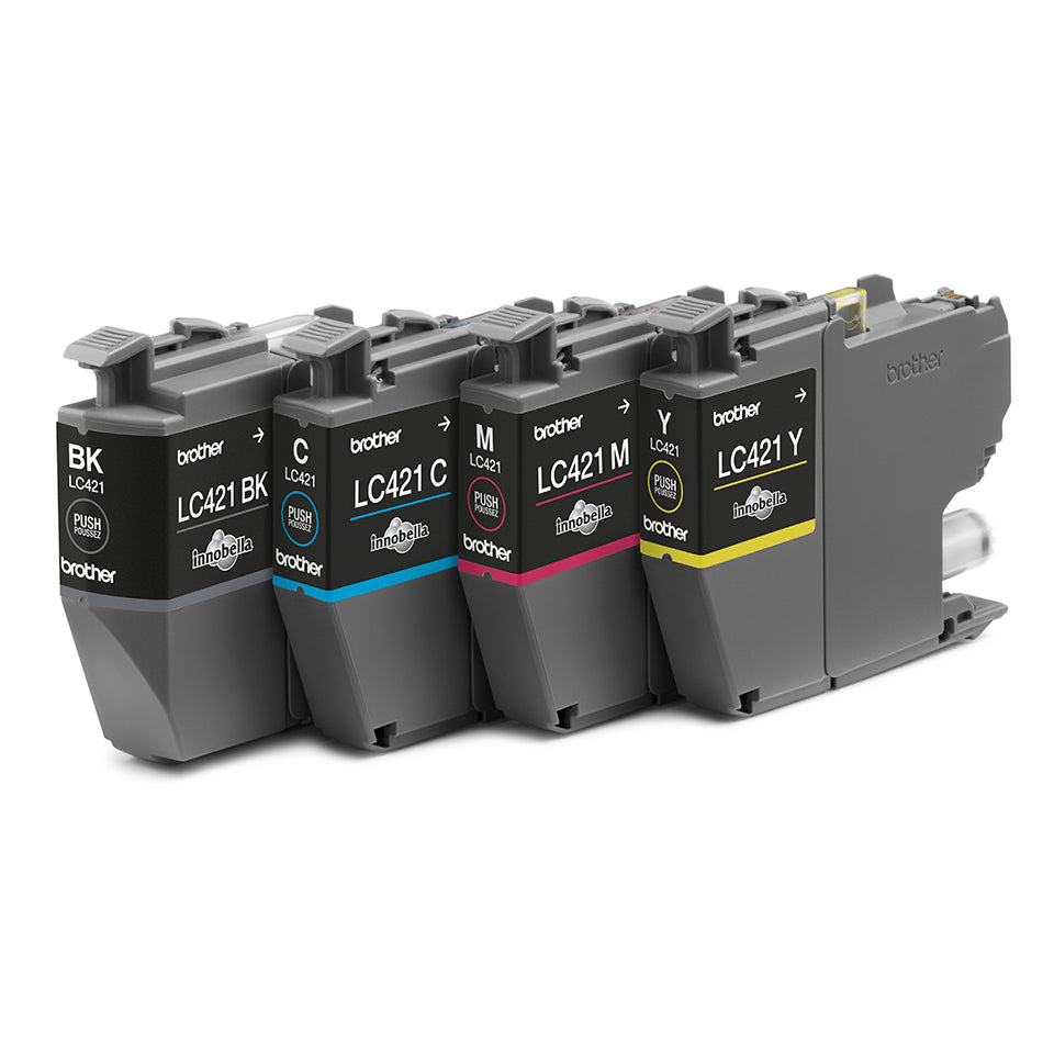 Brother LC-421VAL Ink cartridge multi pack Bk,C,M,Y, 4x200 pages Pack=4 for Brother DCP-J 1050