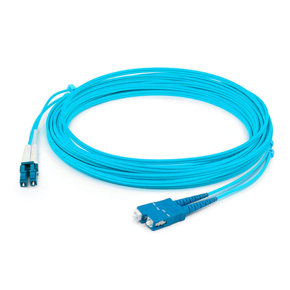 Titan LCSCOM3DAQ1/CL InfiniBand/fibre optic cable 1 m LC SC Aqua colour