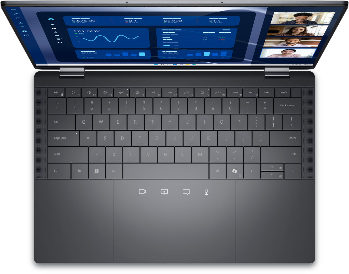 DELL Latitude 9450 2-in-1 Intel Core Ultra 7 165U Hybrid (2-in-1) 35.6 cm (14") Touchscreen Quad HD+ 16 GB LPDDR5x-SDRAM 512 GB SSD Wi-Fi 7 (802.11be) Windows 11 Pro Grey