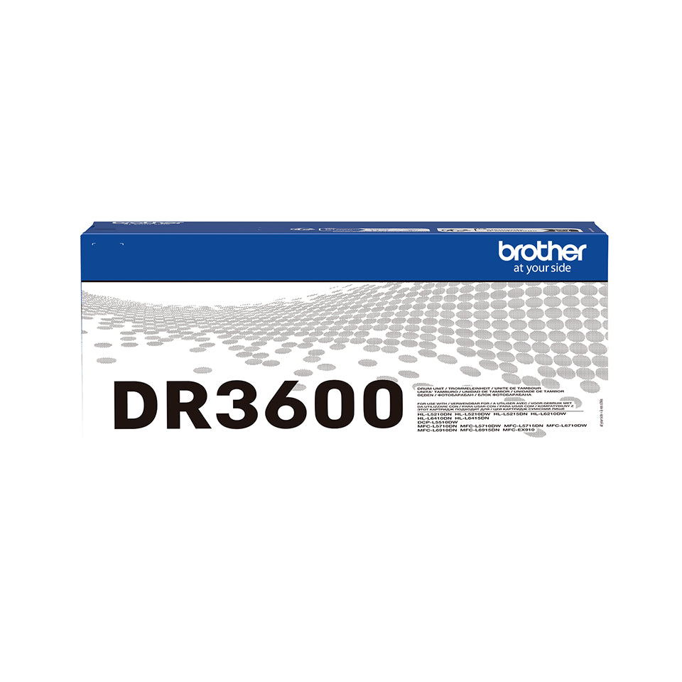 Brother DR-3600 Drum kit, 75K pages for Brother HL-L 5200/6410/MFC-L 6710