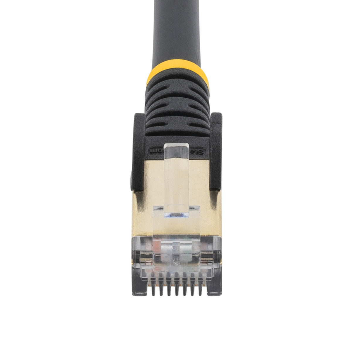 StarTech.com 10m CAT6a Ethernet Cable - 10 Gigabit Shielded Snagless RJ45 100W PoE Patch Cord - 10GbE STP Network Cable w/Strain Relief - Black Fluke Tested/Wiring is UL Certified/TIA