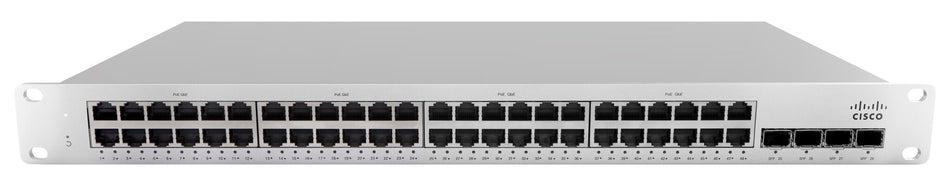 Cisco MS210-48LP-HW network switch Managed L3 Gigabit Ethernet (10/100/1000) Power over Ethernet (PoE) 1U Silver