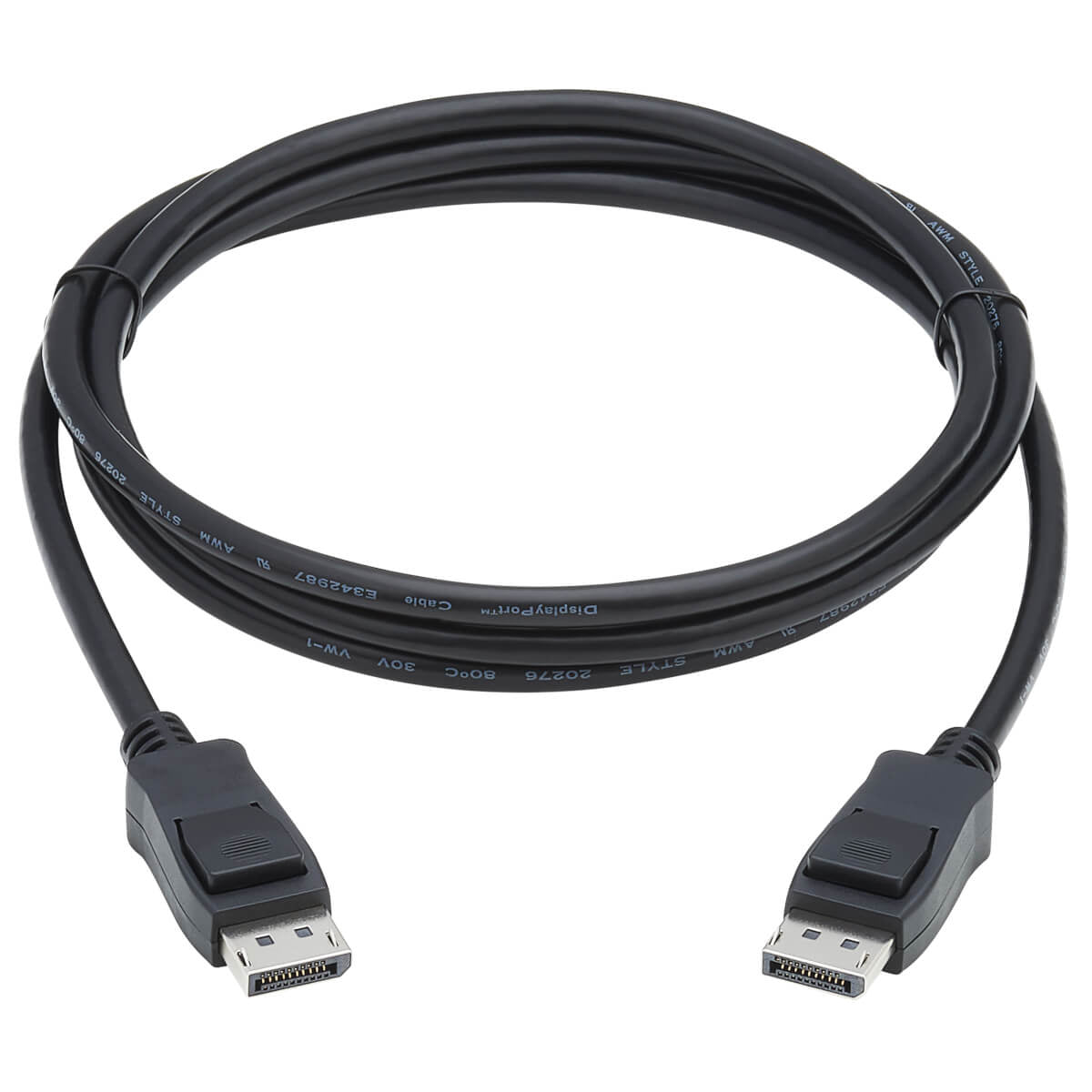 Tripp Lite P580-006-V4 DisplayPort 1.4 Cable with Latching Connectors, 8K (M/M), Black, 6 ft. (1.8m)