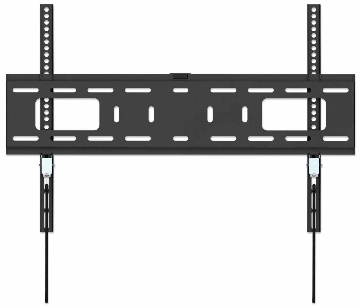 Manhattan TV & Monitor Mount, Wall, Fixed, 1 screen, Screen Sizes: 37-65", Black, VESA 200x200 to 600x400mm, Max 50kg, LFD, Lifetime Warranty