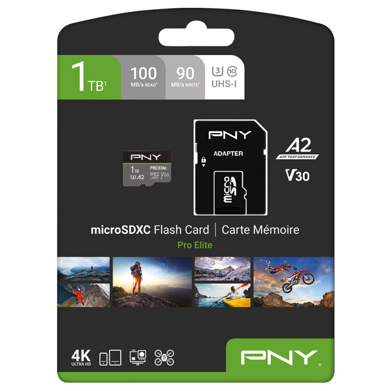 PNY Pro Elite 1 TB MicroSDXC UHS-I Class 10