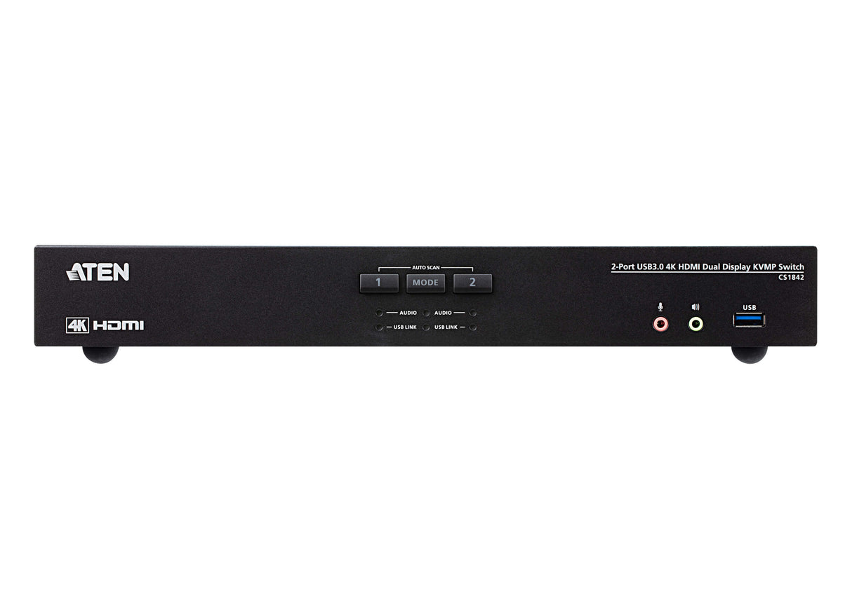 ATEN CS1842-AT-E KVM switch Black