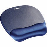 Fellowes Memory Foam Mouse Pad/Wrist Rest Sapphire