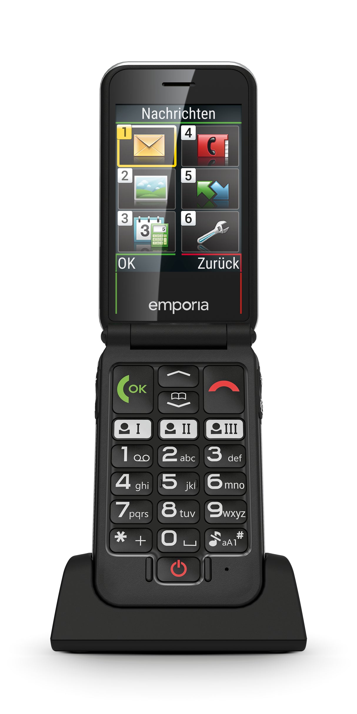 Emporia emporiaJOY 7.11 cm (2.8") Black Entry-level phone