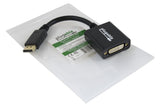 Plugable Technologies DisplayPort to DVI Adapter, Driverless, Compatible with Windows and Linux Systems and Displays up to 1920x1200@60Hz, Passive