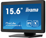 iiyama ProLite T1633MSC-B1 computer monitor 39.6 cm (15.6") 1920 x 1080 pixels Full HD LCD Touchscreen Black