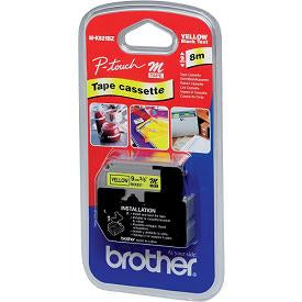 Brother MK-621BZ DirectLabel black on yellow 9mm x 8m for Brother P-Touch M 9-12mm