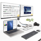 StarTech.com Thunderbolt 4 Multi-Display Docking Station, Quad/Triple/Dual Monitor Dock - 2x HDMI/2x DisplayPort, 7x USB Hub, 2.5Gb Ethernet, 98W Power Delivery