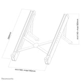 Neomounts foldable laptop stand