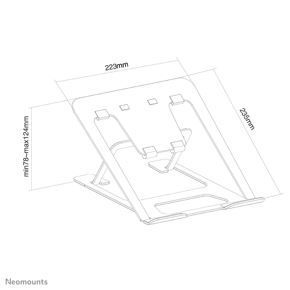 Neomounts foldable laptop stand