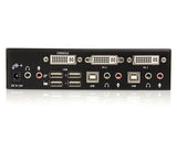 StarTech.com 2 Port DVI USB KVM Switch with Audio and USB 2.0 Hub