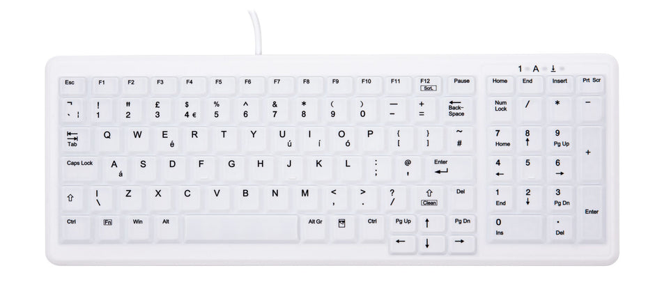 Contour Design Active Key AK-C7000 keyboard Medical USB QWERTY UK English White