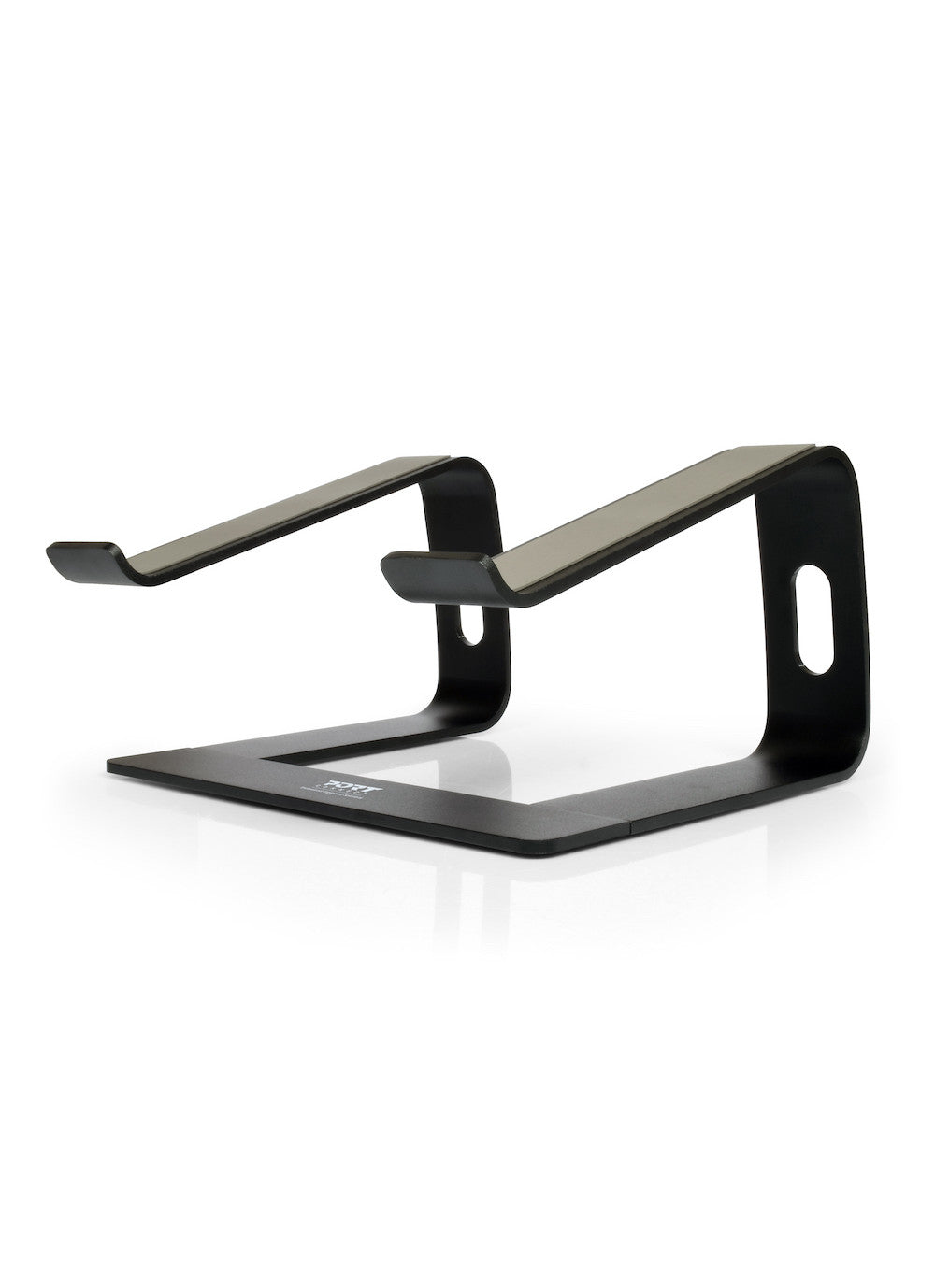 Port Designs 901103 notebook stand Aluminium, Black 39.6 cm (15.6")