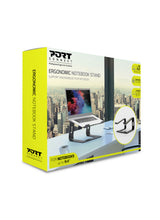 Port Designs 901103 notebook stand Aluminium, Black 39.6 cm (15.6")