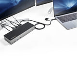 StarTech.com USB-C & USB-A Dock - Hybrid Universal Triple Monitor Laptop Docking Station DisplayPort & HDMI 4K 60Hz - 85W Power Delivery, 6x USB Hub, GbE, Audio - USB 3.1 Gen 2 10Gbps