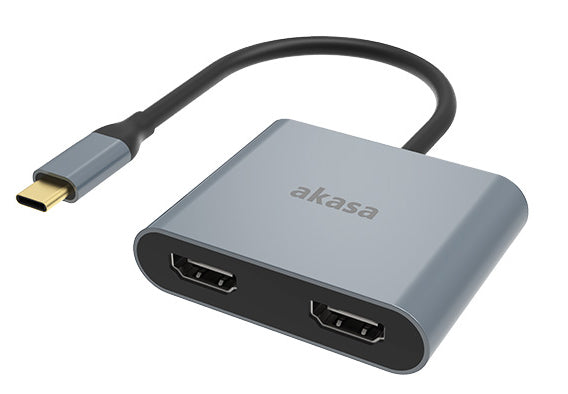 Akasa AK-CBCA26-18BK USB graphics adapter Aluminium