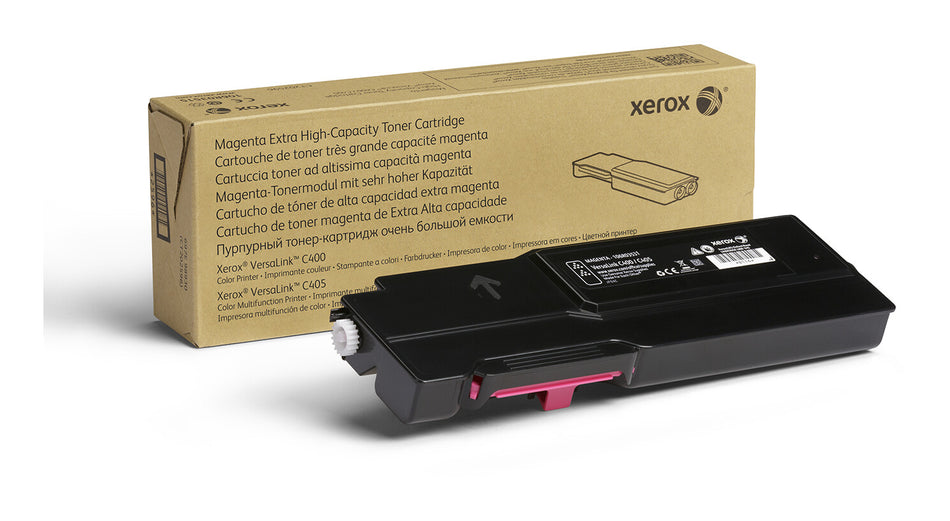 Xerox Genuine ® VersaLink® C400 Color Printer/C405 Color Multifunction Printer Magenta Extra High capacity Toner Cartridge (8000 Pages) - 106R03531