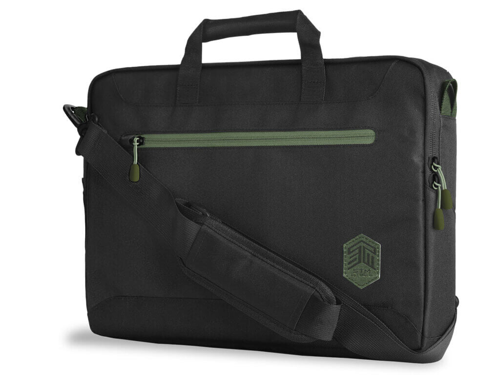 STM STM-117-393P-01 laptop case 40.6 cm (16") Briefcase Black, Green