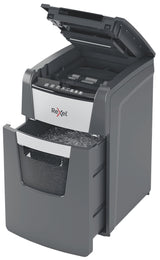 Rexel Optimum AutoFeed+ 150M paper shredder Micro-cut shredding 55 dB 22 cm Black, Silver