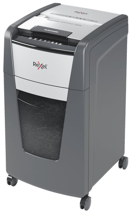 Rexel Optimum AutoFeed+ 225X paper shredder Cross shredding 55 dB 23 cm Black, Silver