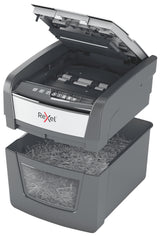 Rexel Optimum AutoFeed 45X paper shredder Cross shredding 55 dB 22 cm Black, Silver